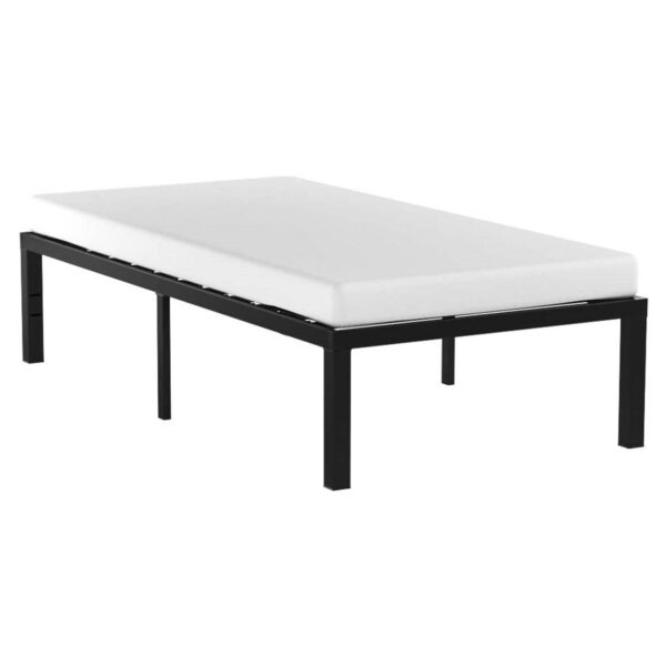 Twin size Modern 16-inch Sturdy Steel Metal Platform Bed Frame - Image 2