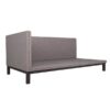 Grey Linen Fabric Upholstered Mid-Century Modern Daybed - Image 3