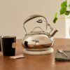 Modern Industrial Stainless Steel 2-qt. Mirrored Tea Kettle - Image 2
