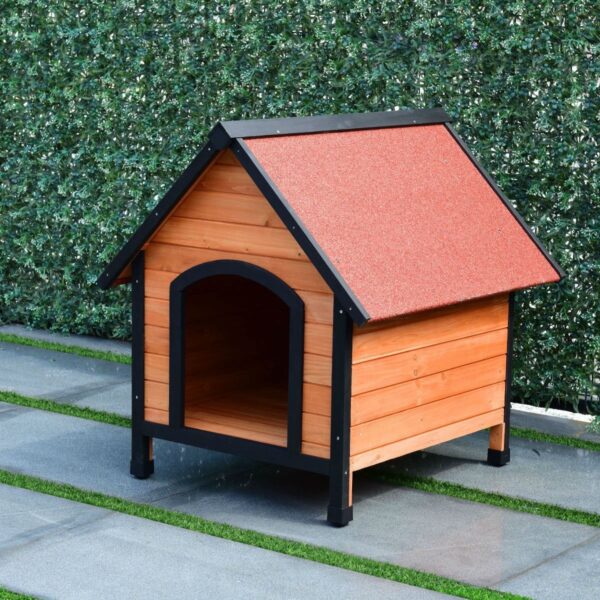 Medium size Outdoor or Indoor Wooden Dog House - Image 5