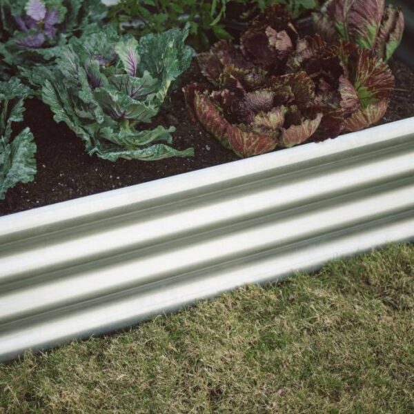 Industrial Farmhouse Steel Raised Garden Bed Metal Planter with Lining - Image 3