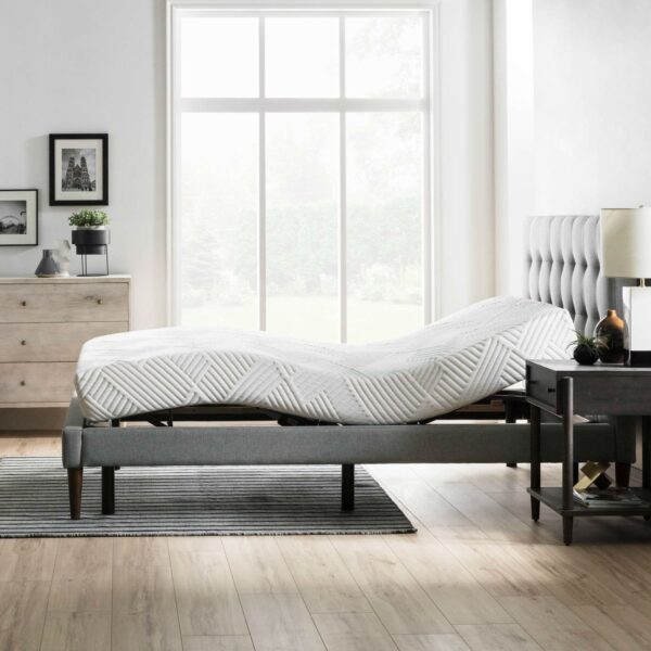 Queen size Heavy Duty Adjustable Bed Frame Base with Wired Remote - Image 2
