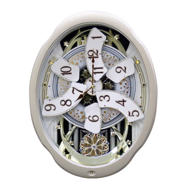 Moving Face Pendulum Wall Clock - Plays Melodies Every Hour - Image 2