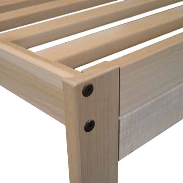 Twin XL Solid Wood Wood Platform bed Frame - Made in USA - Image 2