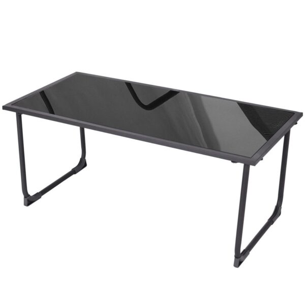 Outdoor Black Steel Frame 4-Piece Patio Furniture Set - Image 3