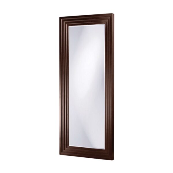 Oversized Full Length Floor Mirror with Espresso Wood Frame - Image 2