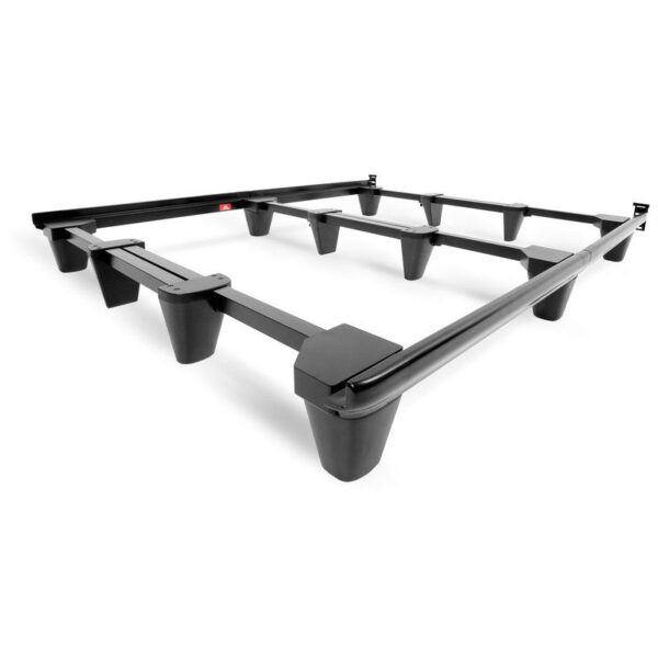 Heavy Duty Metal Bed Frame in Charcoal Finish - Full Queen King California King - Image 2