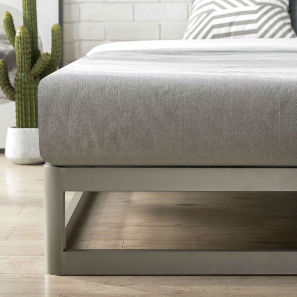 Twin size Modern Heavy Duty Low Profile Metal Platform Bed Frame - Image 3
