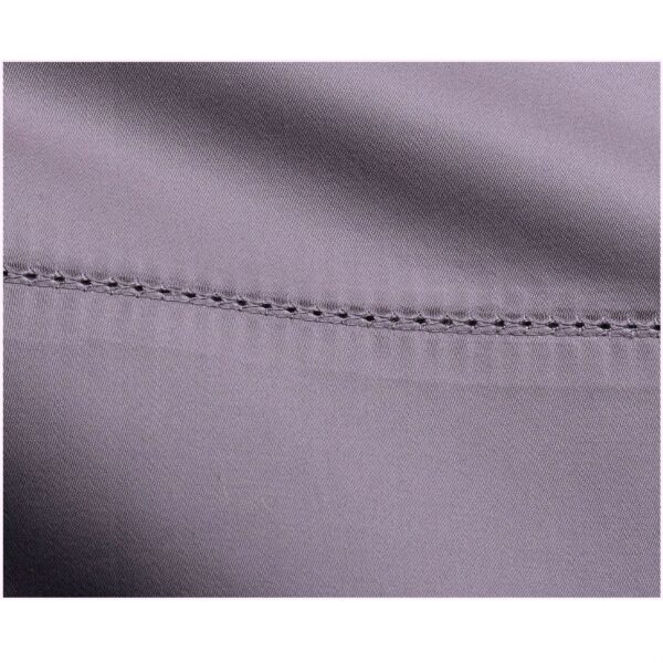 CAL King 400 Thread Count Cotton Sheet Set in Plum Purple - Image 2