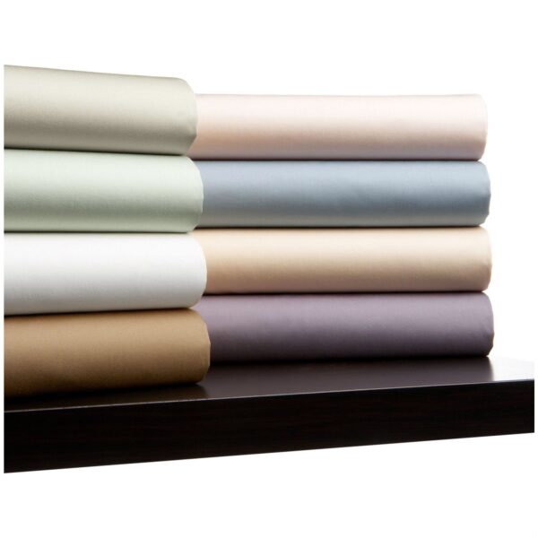 CAL King 400 Thread Count Cotton Sheet Set in Plum Purple - Image 4