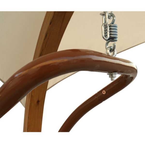 Contemporary Porch Swing Deck Patio Chair with Umbrella - Image 4