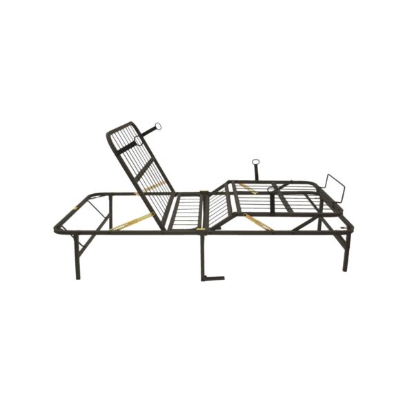 Twin XL Metal Platform Bed Frame Manual Adjustable Bed - Image 3