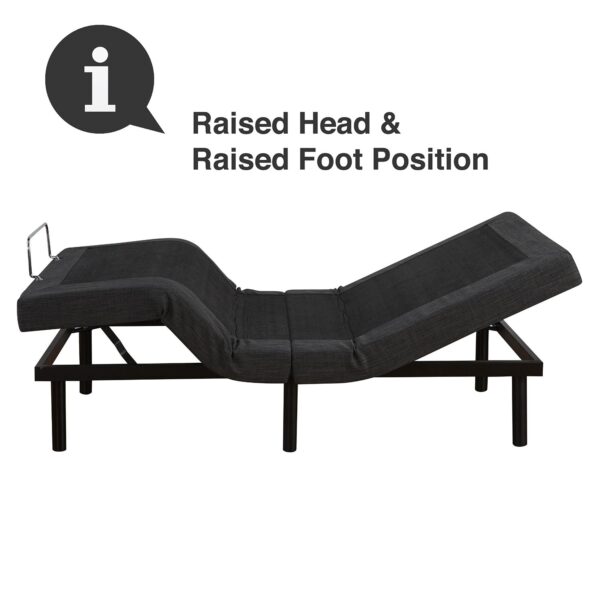 Queen size Adjustable Bed Base with Massage and Wireless Remote - Image 5