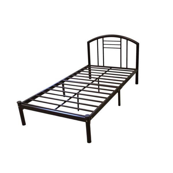 Queen size Metal Platform Bed Frame in Bronze Finish - Image 2