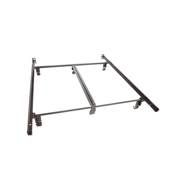 Queen size Metal Bed Frame with Double Center Rail for Maximum Weight Capacity