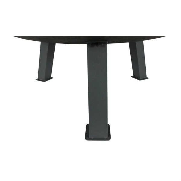 Large 30-inch Cast Iron Fire Pit Bowl with Sturdy Steel Legs - Image 2