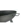Large 30-inch Cast Iron Fire Pit Bowl with Sturdy Steel Legs - Image 3
