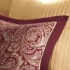 Queen 12 Piece Cotton Polyester Comforter Set Red Gold Paisley - Image 3