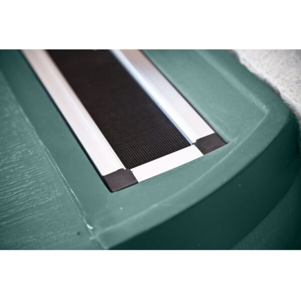 Green 50-Gallon Rain Barrel in UV Resistant Plastic w/ Brass Spigot - Image 3