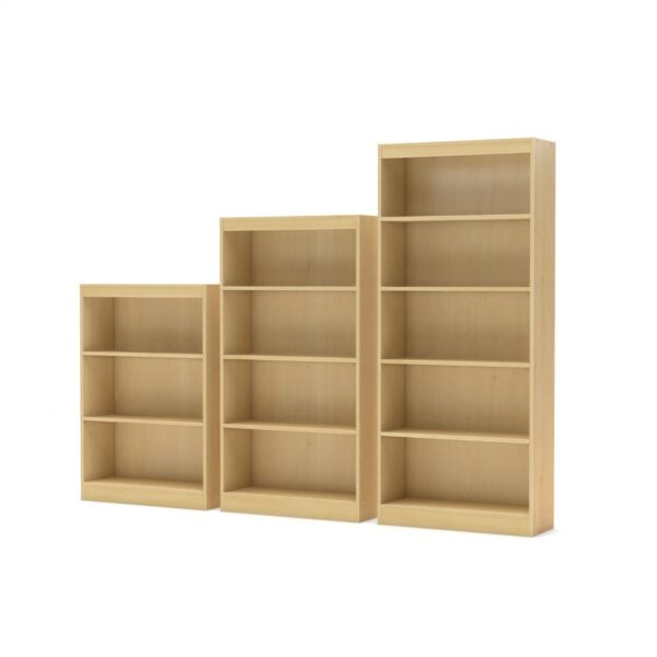 4-Shelf Bookcase in Natural Maple Finish - Image 2