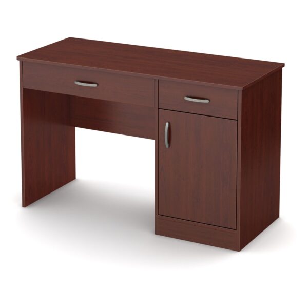Modern Home Office Computer Desk in Royal Cherry Finish - Image 2