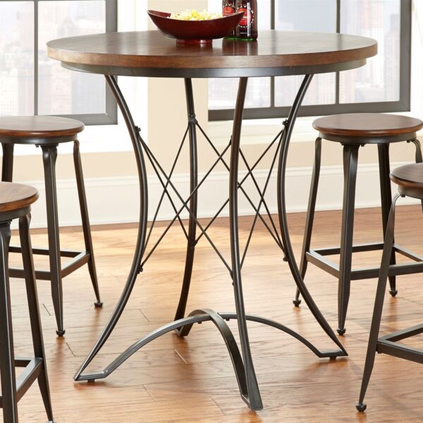 Round 36-inch Counter Height Kitchen Dining Table - Image 2