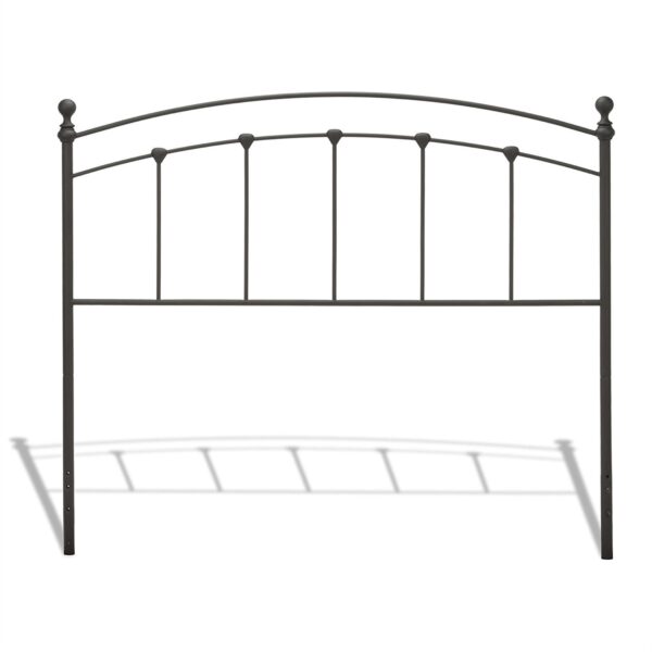 Full Complete Metal Bed Frame with Round Final Posts Headboard and Footboard - Image 3