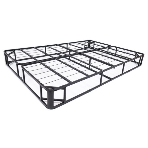 King size Metal Box-Spring Mattress Foundation with Cover - Image 3