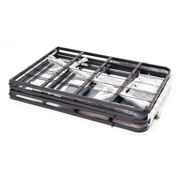 King size Metal Box-Spring Mattress Foundation with Cover - Image 4