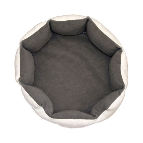 Heated 26-inch Medium size Dog Bed in White Grey with 6ft Electric Cord - Image 3