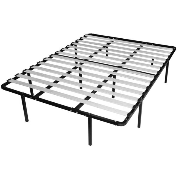 Queen size European Style Platform Bed Frame with Wooden Slats - Image 2