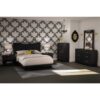 Modern 5-Drawer Chest in Black Finish - Image 2