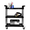 3-Tier Printer Stand Utility Cart with Locking Casters - Image 2