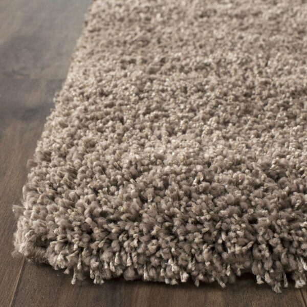 4' X 6' Hand-Tufted Plush Taupe Area Rug - Image 3