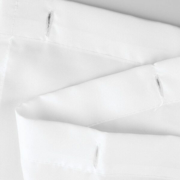 Tree Branch Leaves Black White Grey Fabric Shower Curtain - Image 4