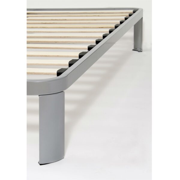 Twin size Luna Metal Platform Bed Frame with Wood Slats - Image 2