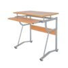 Compact Contemporary Computer Desk in Light Cherry Finish - Image 3