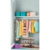Dark Cherry 3-Shelf Modern Shoe Rack - Holds up to 12 Pair of Shoes - Image 4