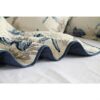 Twin size 100-Percent Cotton 2-Piece Quilt Bedspread Set with Ocean Nautical Beach Sea Shells Pattern - Image 5