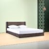 Twin size Farmhouse Wood Industrial Low Profile Platform Bed Frame - Image 2