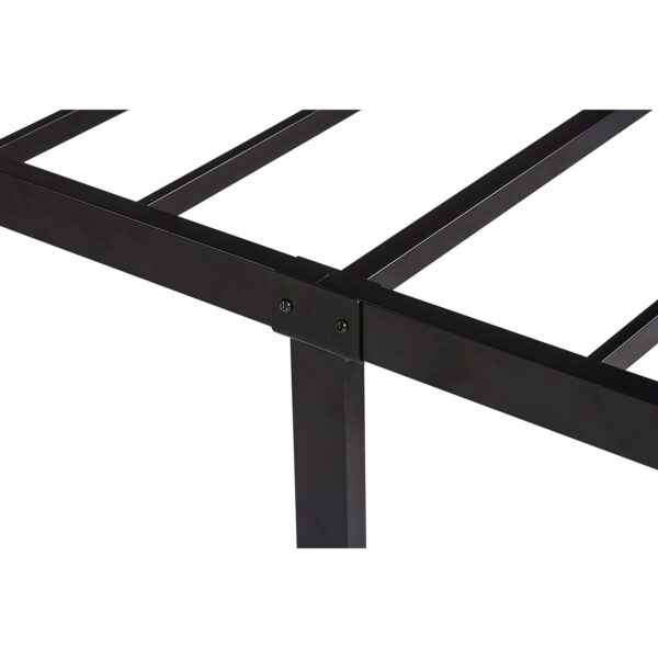 Twin XL Study Black Metal Platform Bed Frame - No Box-Springs Needed - Image 5