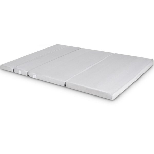 Twin XL size 4-inch Thick Folding Mattress Guest Bed - Image 2