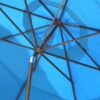 11-Ft Tilting Patio Umbrella with Pacific Blue Canopy Shade - Image 2