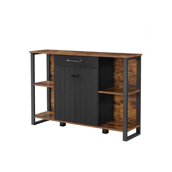 Farmhouse Rustic Wood Buffet Dining Sideboard Storage Cabinet - Image 3