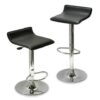 3 Piece Modern Dining Set with Bistro Table and Two Stools - Image 2
