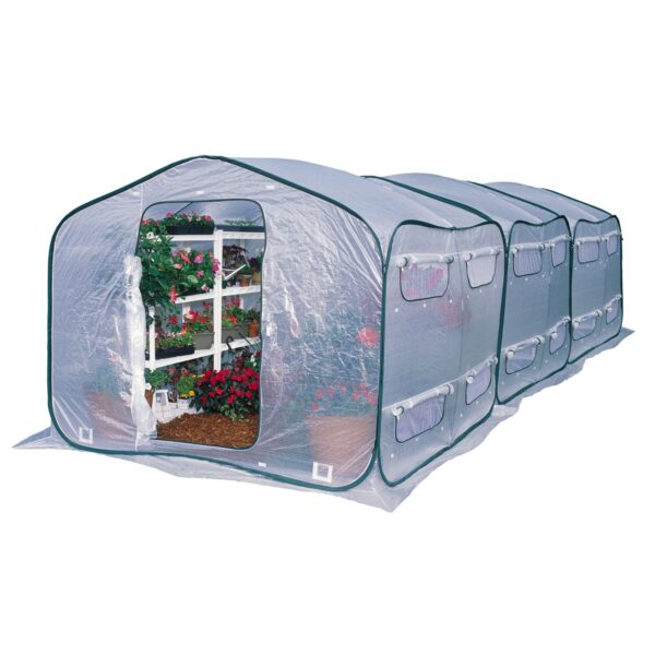 Farm-House 9-ft Home Garden UV Resistant Greenhouse - Image 2