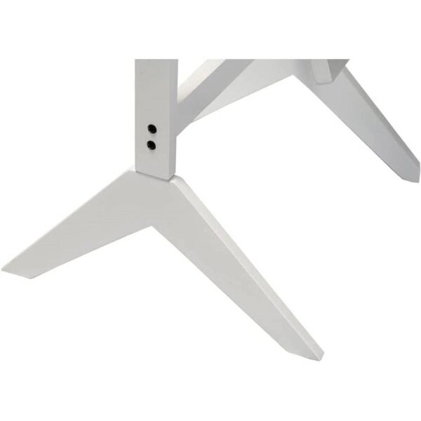Modern Full Length Freestanding Bedroom Floor Cheval Mirror in White - Image 4