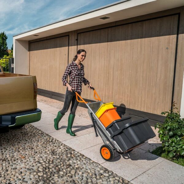 Heavy Duty Multi-function Yard Garden Cart Wheelbarrow - Image 5