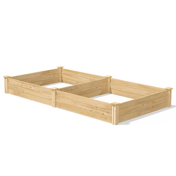 Cedar 4ft x 8ft x 10.5in Raised Garden Bed - Made in USA - Image 2