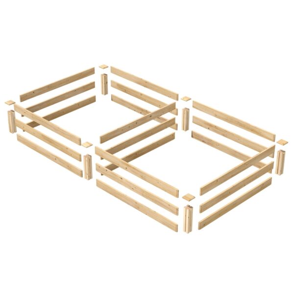 Cedar 4ft x 8ft x 10.5in Raised Garden Bed - Made in USA - Image 3